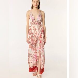 POUPETTE ST BARTH LONG DRESS CALLA size small. worn once